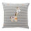 Thumbnail: Grey Baby Giraffe with Polka Dots Decorative Pillow