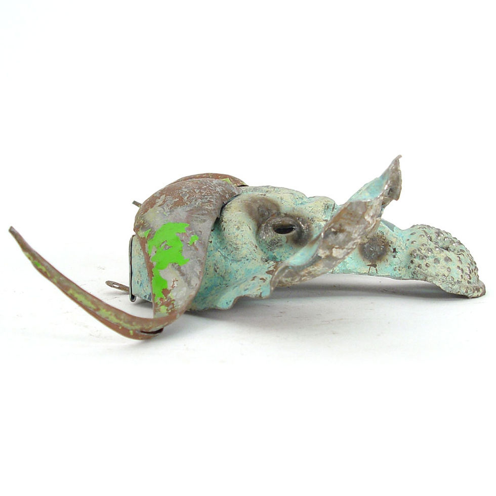 Thumbnail: African Buffalo Metal Wall Hanging Mask