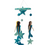Thumbnail: Swimming Mermaids Hanging Mobile