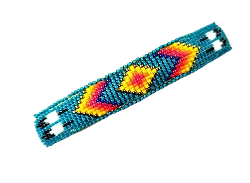 Thumbnail: Native American Hopi Made Beaded Barrette