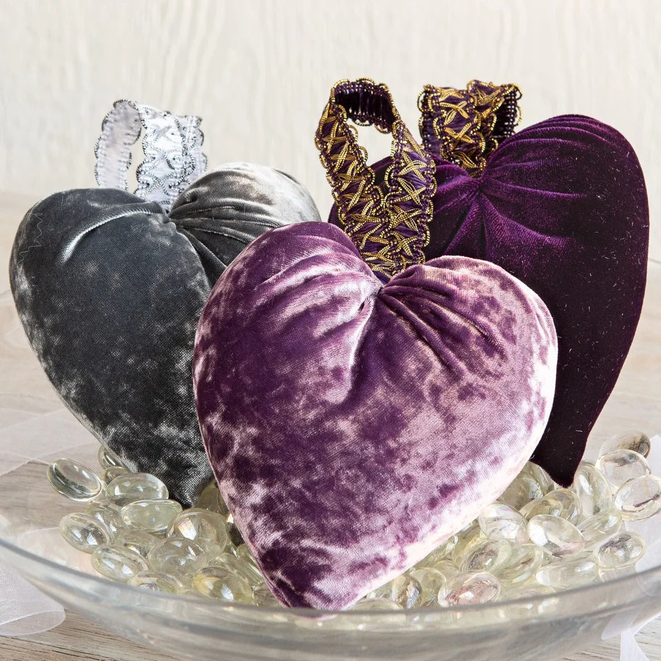 Thumbnail: Velvet Hearts Lilac Collection Set of 3