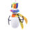 Thumbnail: Hippie Dippie Rainbow Snowman Christmas Tree Ornament