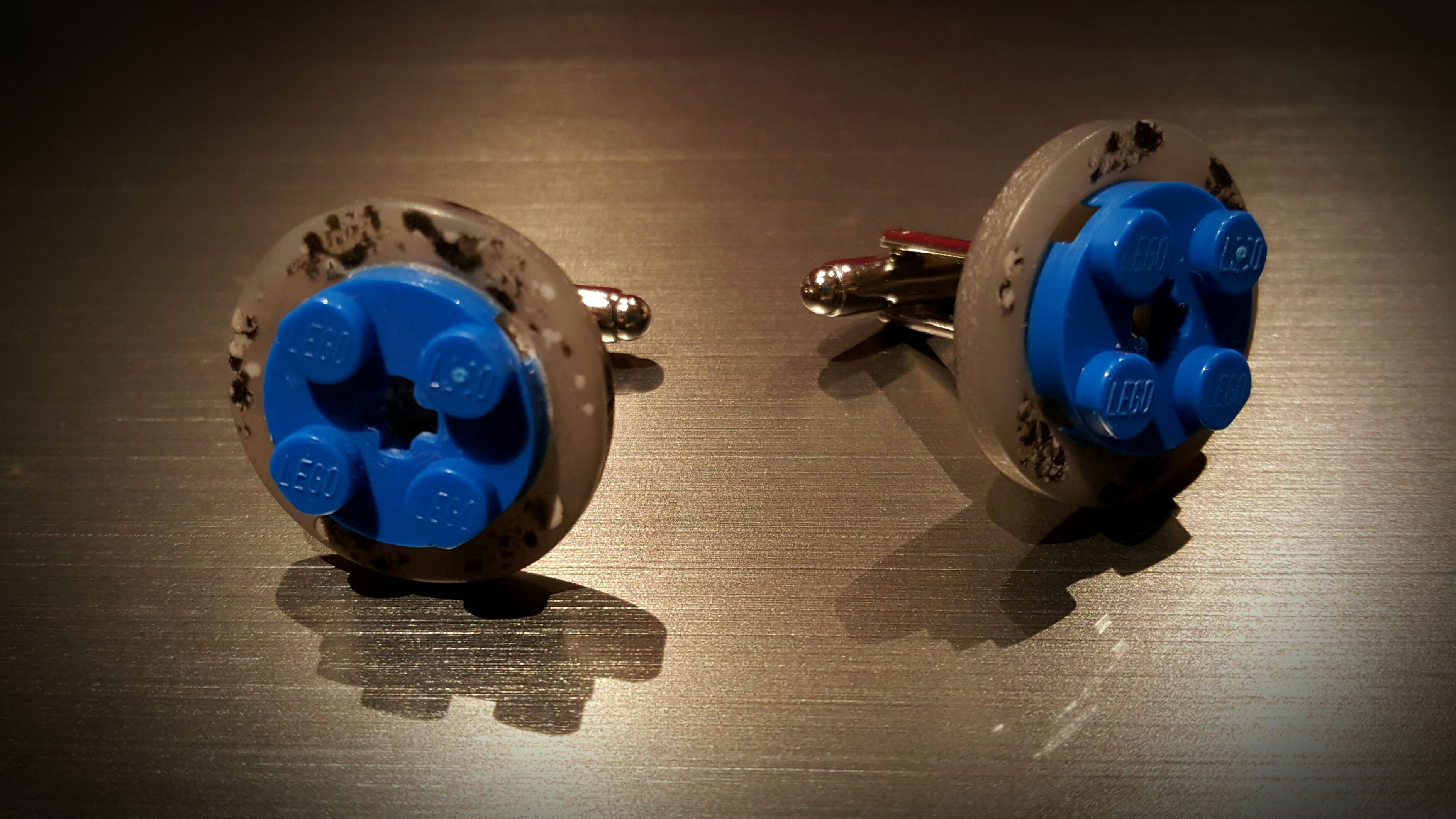 Marble & Blue Cufflinks