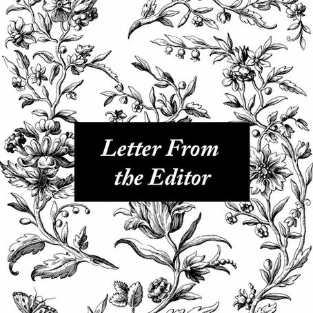 Letter From the Editor, Orientation 2018