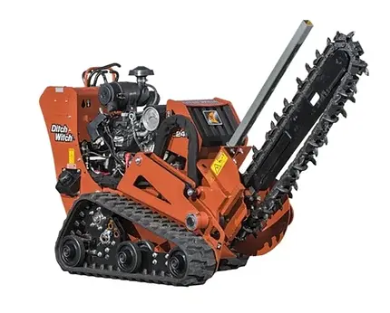 Ditch_Witch_C24X_Walk-Behind_Trencher_Rental_Compact_Track_Design_36-Inch_Dig_Depth_Honda_