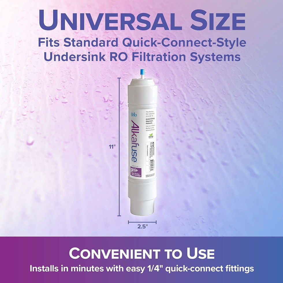 Thumbnail: Brio Alkafuse  PH+ In-Line Alkaline Filter, 8,000 L, 1/4" Quick Connect