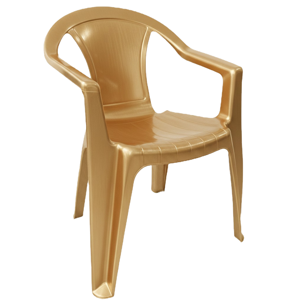 POLTRONA SPAZIO GOLD DOURADA