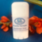 A white plastic container with a white label that says Regular Deodorant with a Casaroma Logo