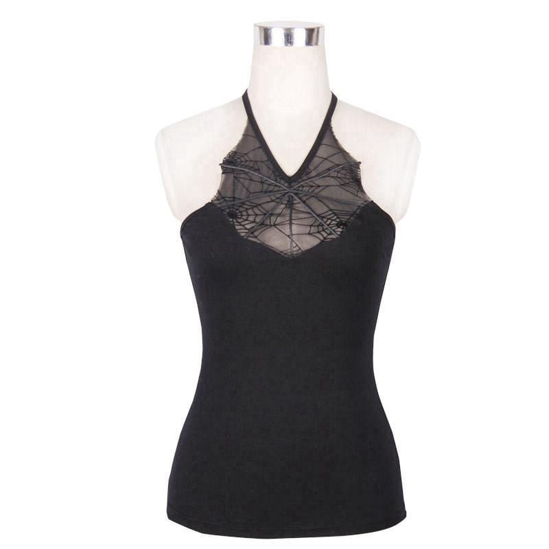 Miniatura: Women’s Goth Halter Neck T-Shirt