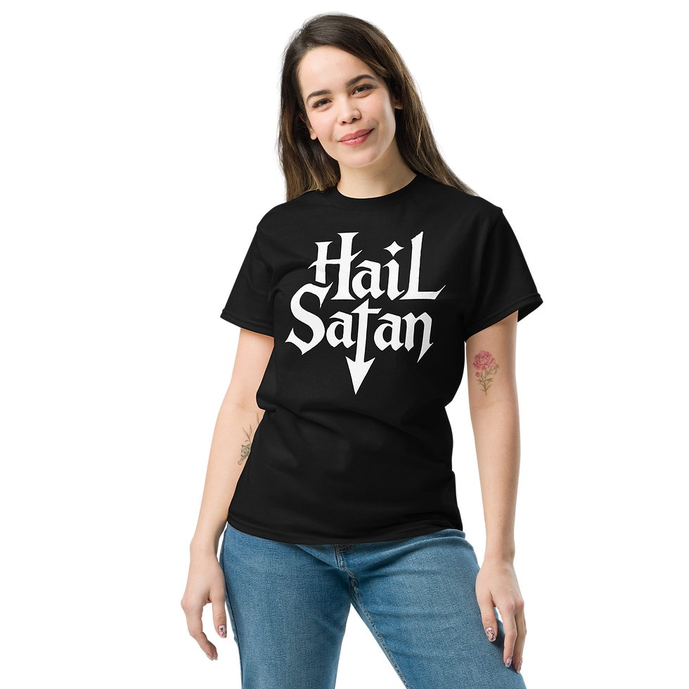 Miniatura: Hail Satan Classic T