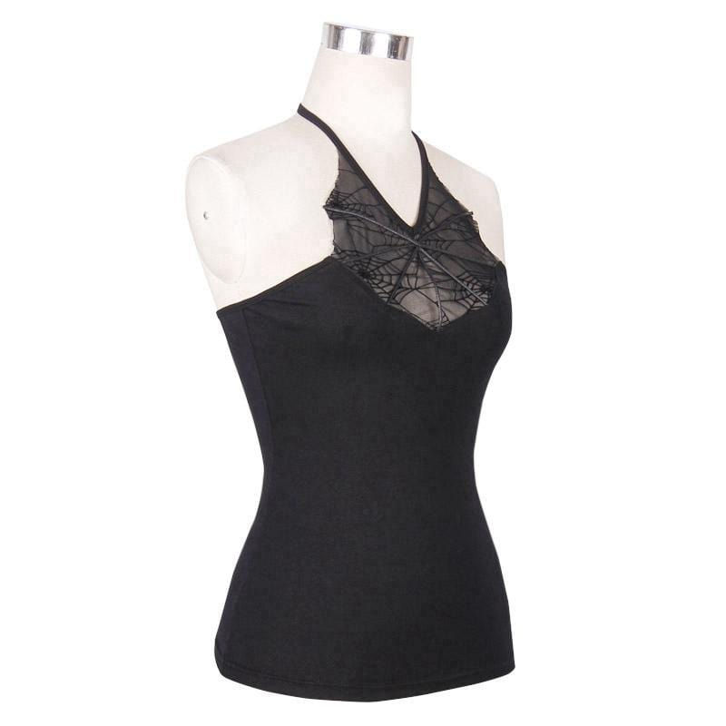 Miniatura: Women’s Goth Halter Neck T-Shirt