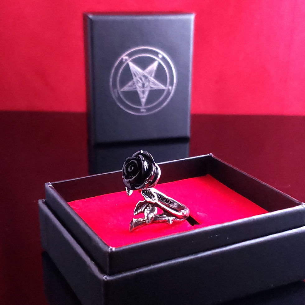 Miniatura: Wild Black Rose Ring by Alchemy Gothic