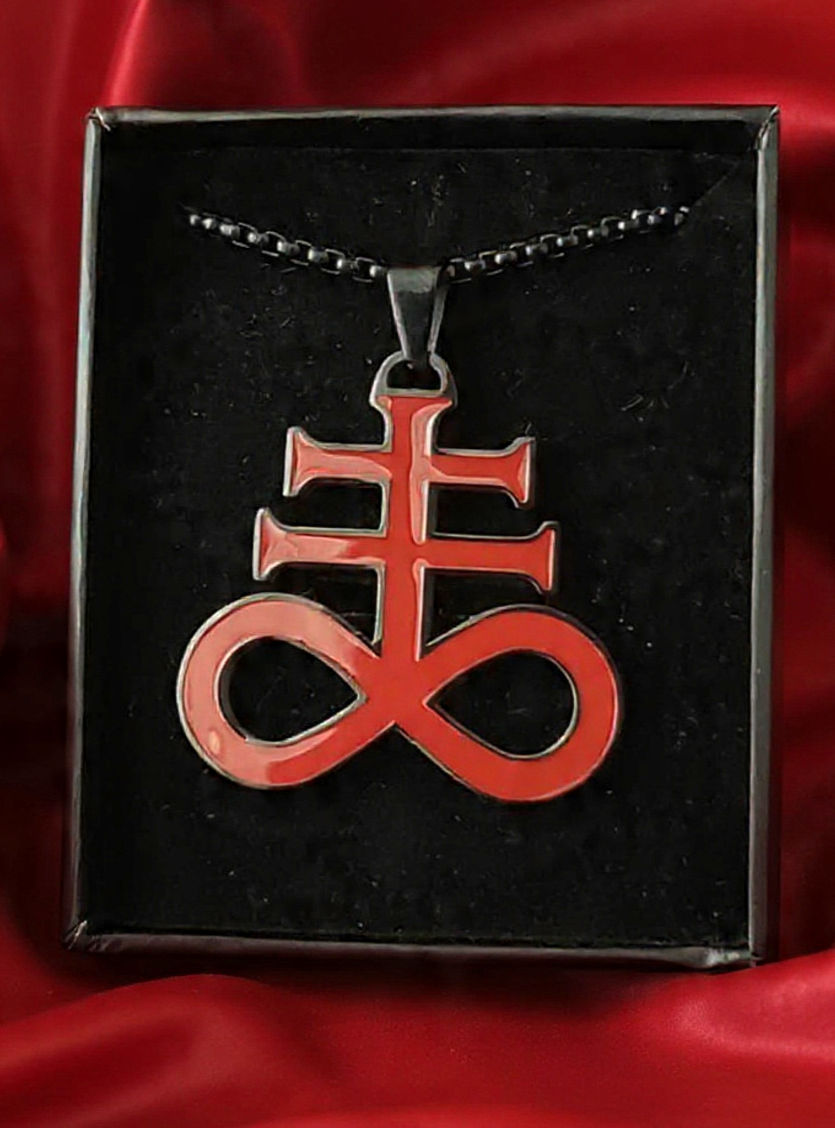 Brimstone Necklace (Black/Red)