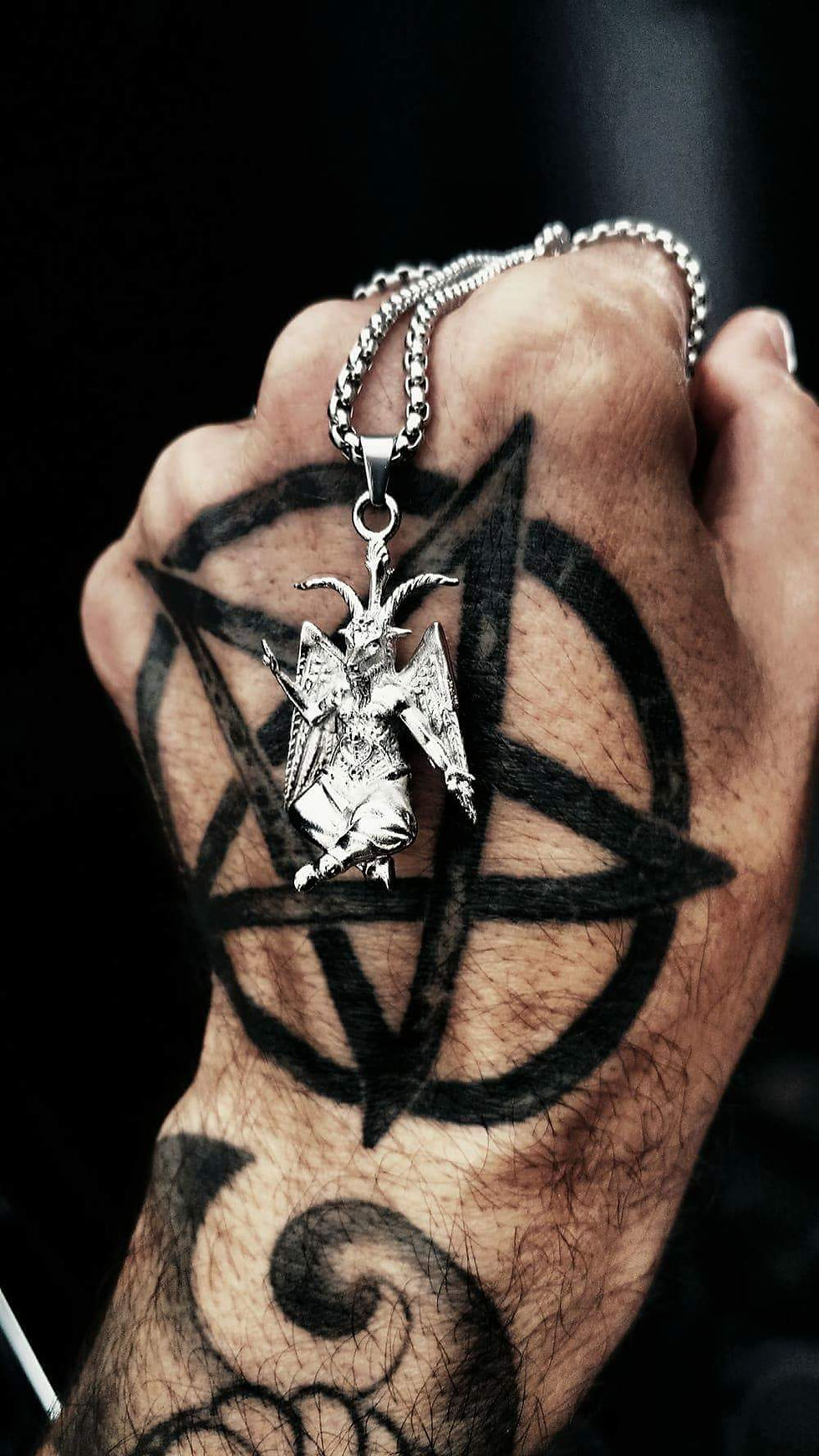 Eliphas Levi Baphomet Church of Satan Pendant Necklace