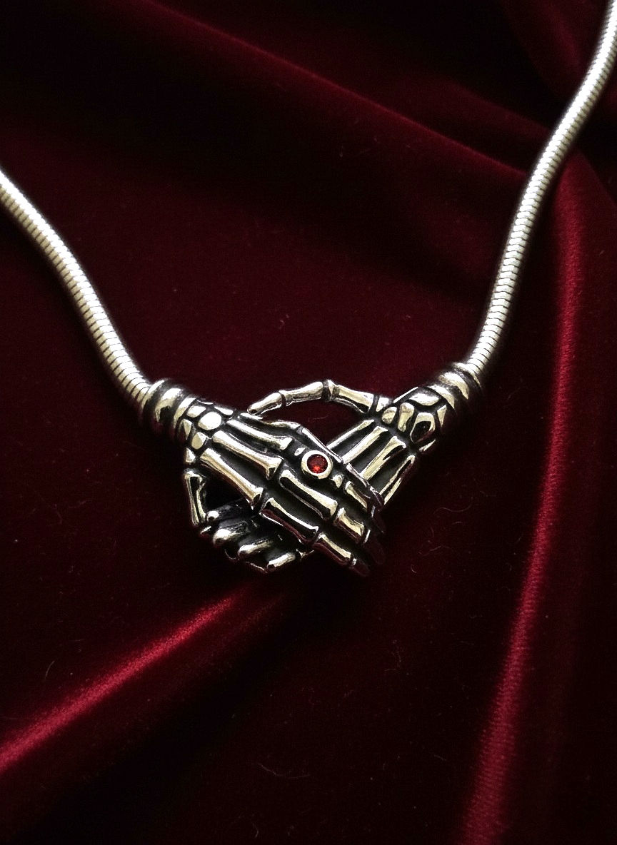 Death Hands Necklace