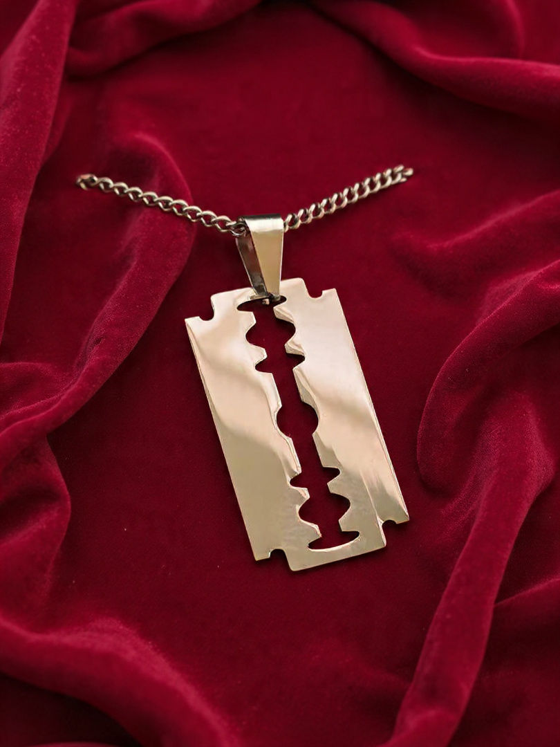 Razor Blade Necklace