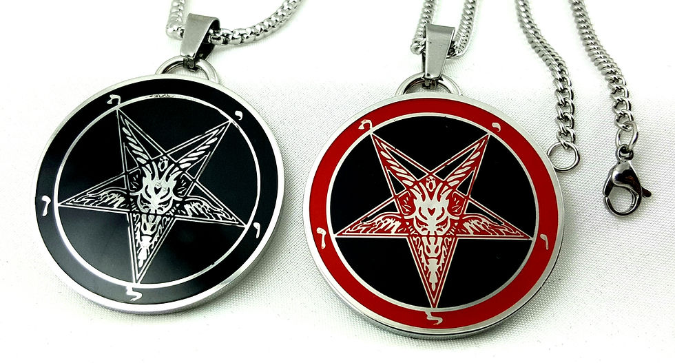 Oswald Wirth Sigil of Baphomet Necklaces by Xerxes