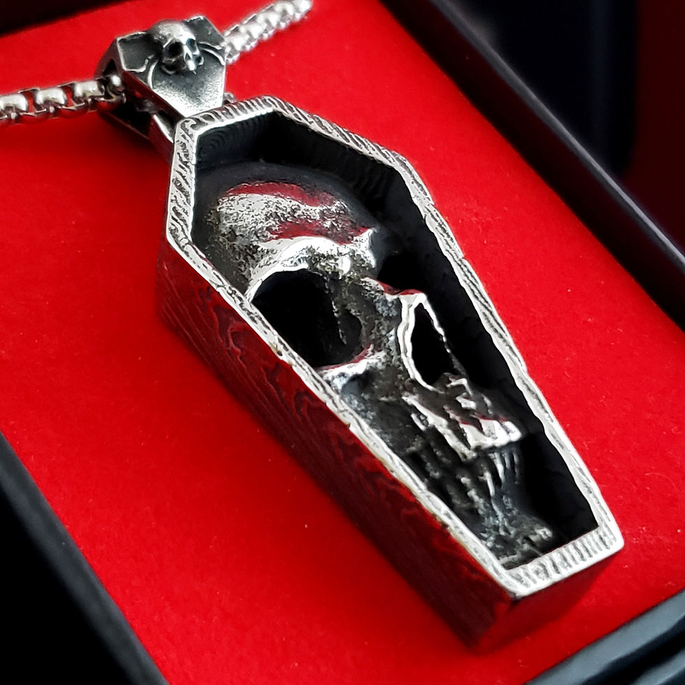 Miniaturbild: Skull Coffin Pendant