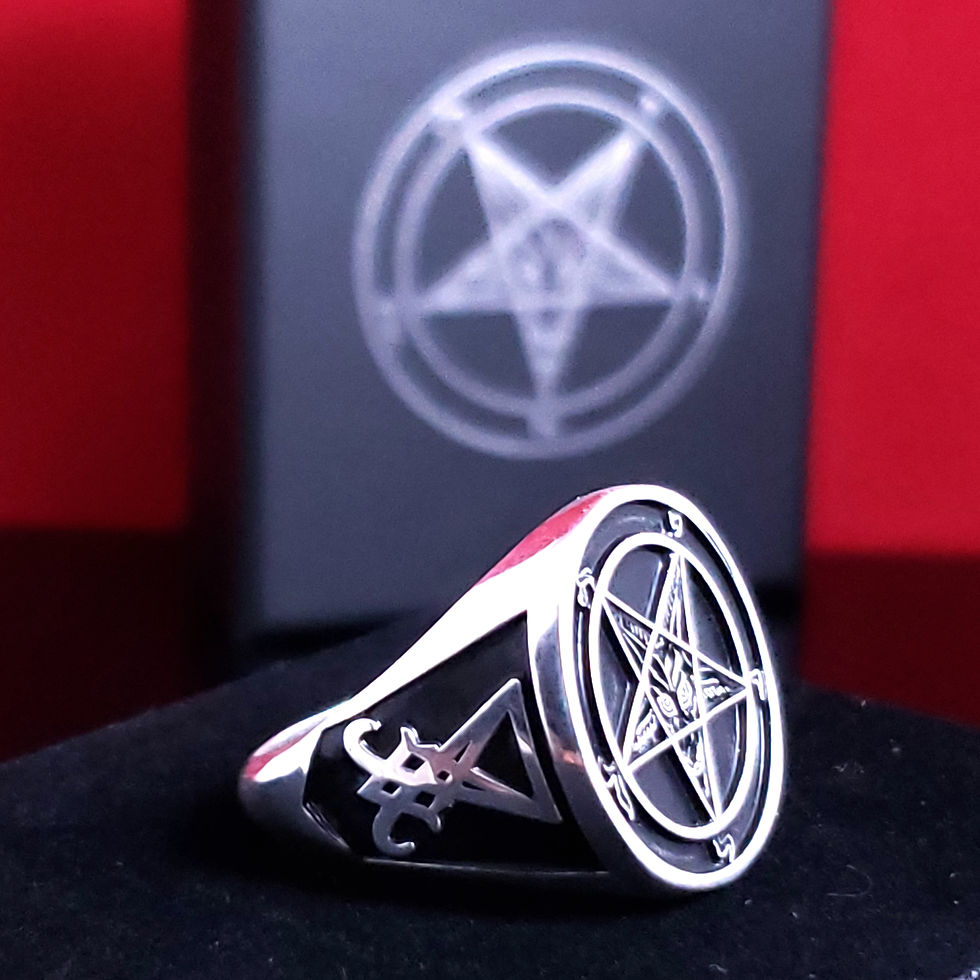 Miniatura: Sigil of Baphomet Ring Sterling Silver 925