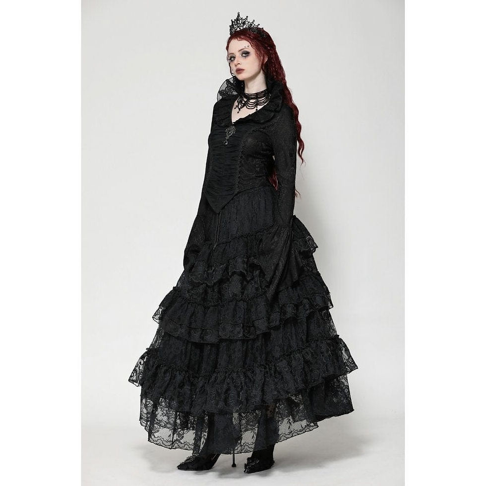 Miniature : Women’s Gothic Mesh Diamond Long Sleeved Shirt