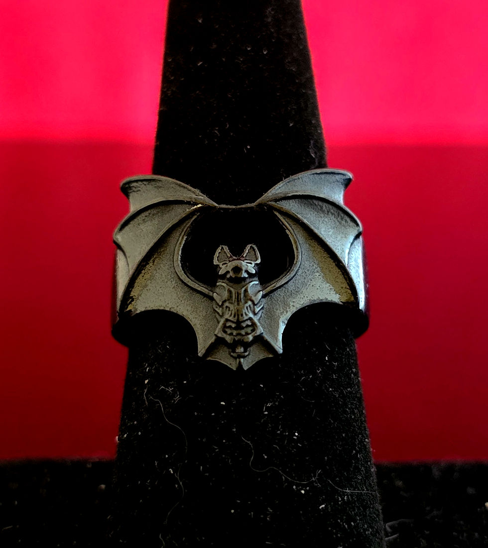 Miniatura: Gothic Bat Ring