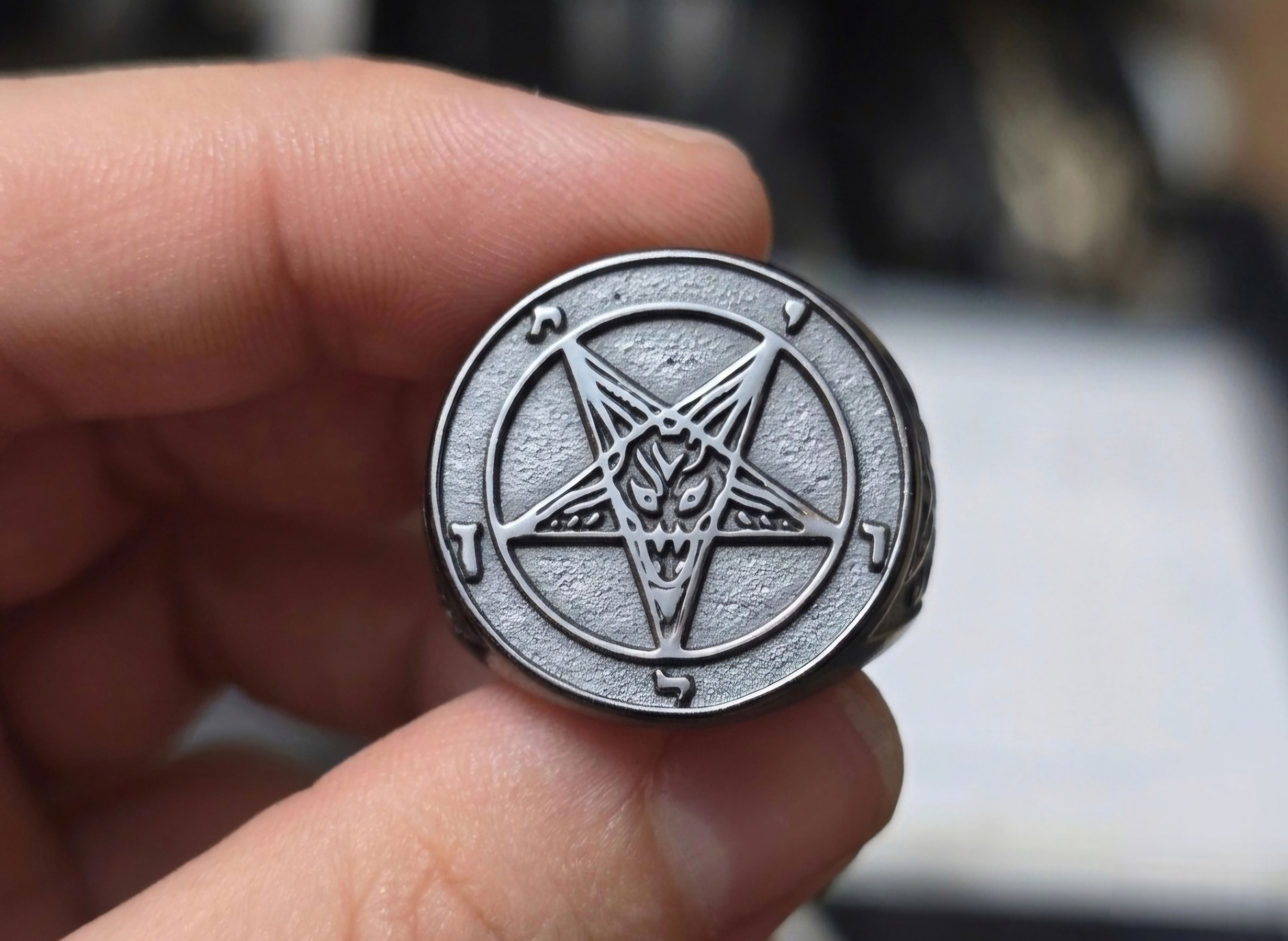 Sigil of Baphomet Ring