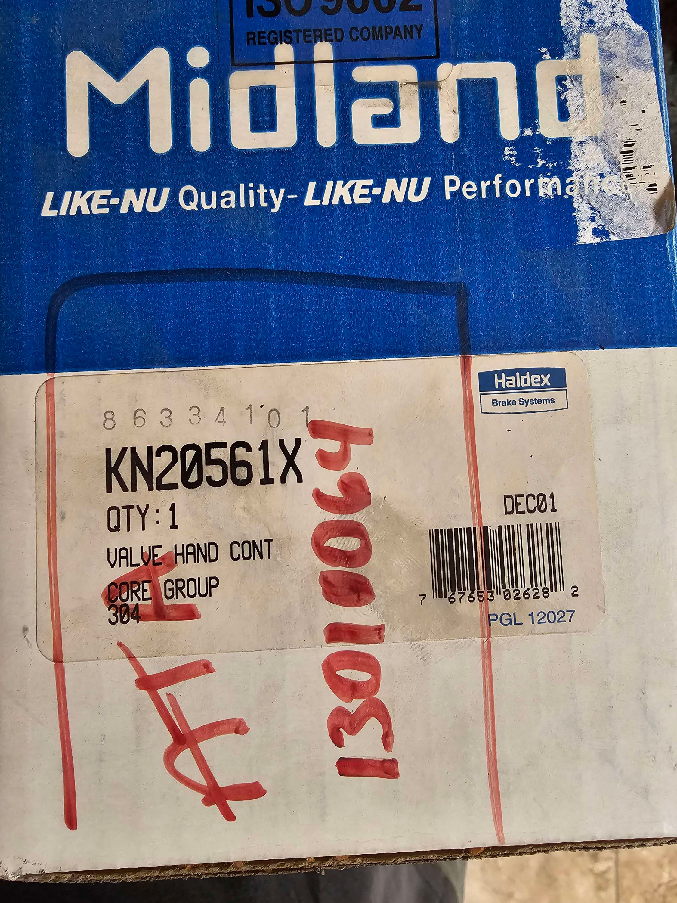 KN20561X Hand Valve Midland