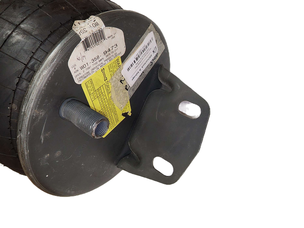 Thumbnail: WO1-358-9473 Air Spring Bag Firestone Top with Bracket View