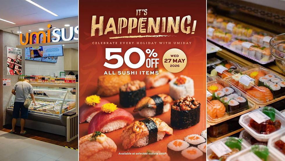 Umisushi's UmiDay Returns With 50% Off Sushi