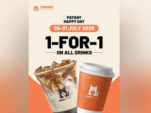 Sip Twice for the Price of One: Tomoro Coffee’s Payday Treat