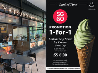 A Cool Midday Moment: Châteraisé Premium YATSUDOKI’s 1-for-1 Matcha Soft Serve Treat