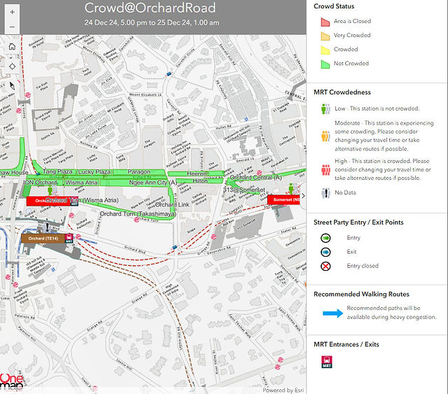 Real-Time Crowd Updates via Crowd@OrchardRoad
