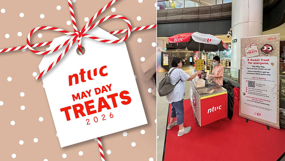NTUC Rolls Out Free Ice Cream Across Singapore for May Day Celebrations