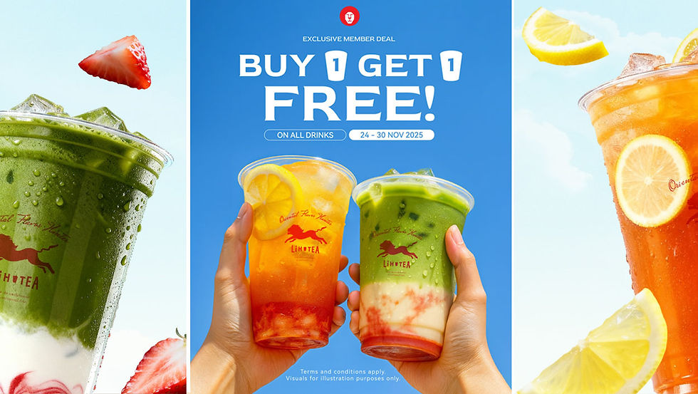 Double the Delight: LiHO TEA Unleashes 1-for-1 Payday Week Drinks