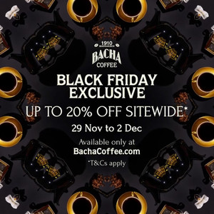 Bacha Coffee’s Black Friday Sale
