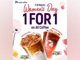 Luckin Coffee Celebrates International Women’s Day with 1-for-1 Coffee Promotion