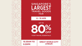 Singapore’s Largest Travel Goods Fair Returns with Up to 80% Off Essentials