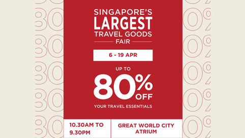Singapore’s Largest Travel Goods Fair Returns with Up to 80% Off Essentials
