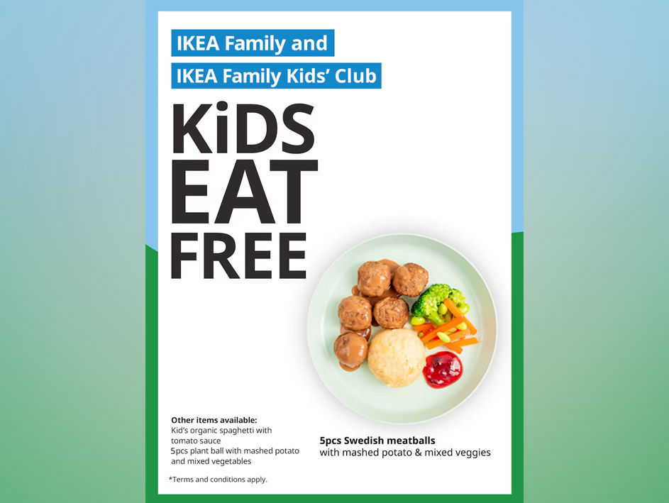 IKEA Launches Kids' Club with Free Meals for Children This Weekend