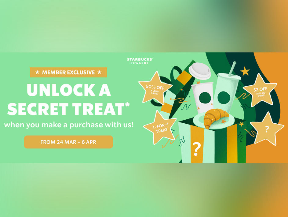 Unlock a Secret Treat with Starbucks This March