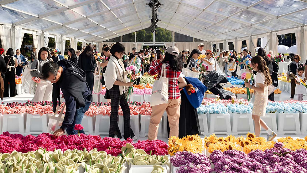 Free Plush Flowers Await at CJ Hendry’s Flower Market Singapore