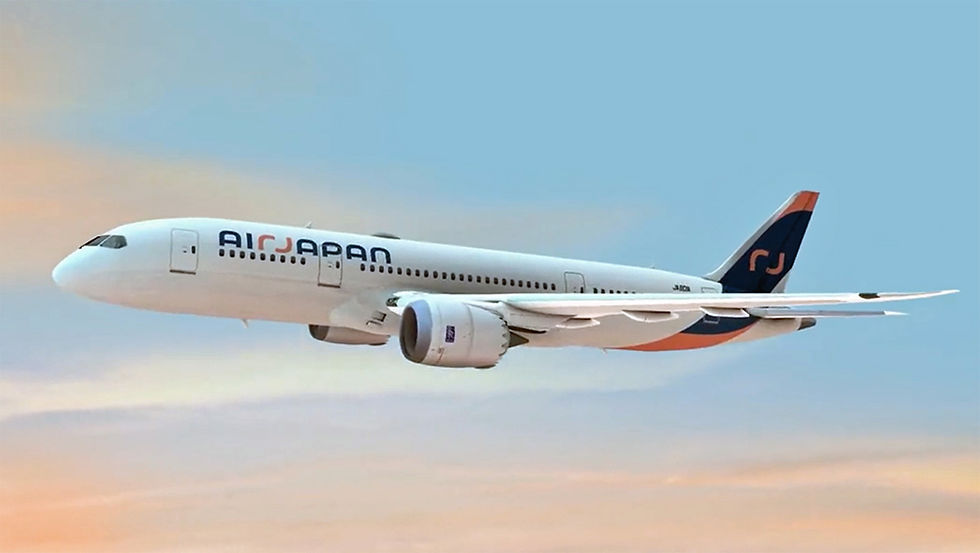 Air Japan aeroplane