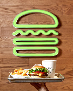 Shake shack burger meal