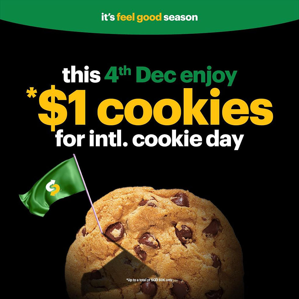 Celebrate International Cookie Day with Subway