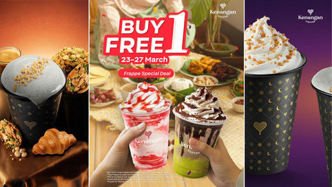Kenangan Coffee's Buy One Free One Frappe for a Weekday Boost