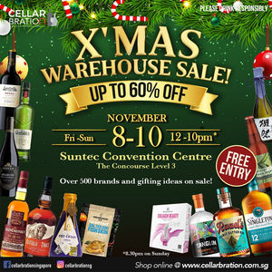 Singapore’s Largest Christmas Alcohol Warehouse Sale by Cellarbration