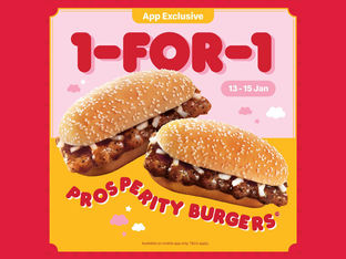 Double the Delight: 1-for-1 Prosperity Burgers at McDonald’s