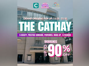 Mega Beauty Festival Pop-Up Unveils 90% Off Deals at The Cathay