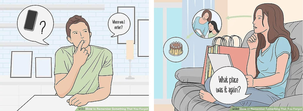 how to recall things we forgot
