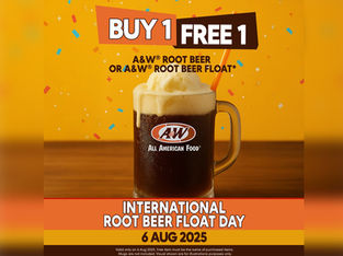A&W Singapore Celebrates Root Beer Float Day with 1-for-1